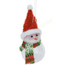 Schneemann mit LED 10cm