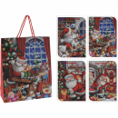 Geschenktasche Weihnachtsmann, medium