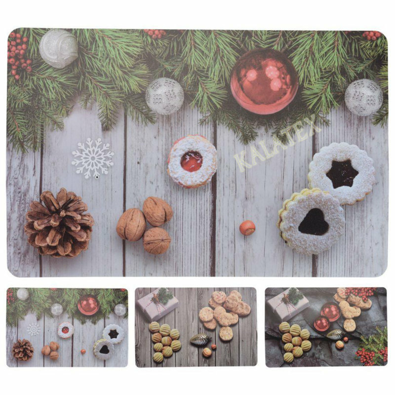 Platzdeckchen Weihnachten 43x28 cm Großhandel für Sonderposten und