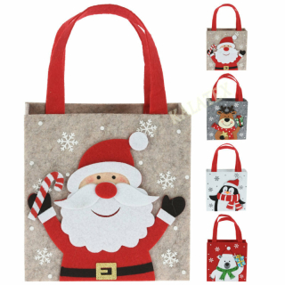 Geschenktasche Filz Weihnachten mit Figur