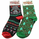 Socken Weihnachten mit Spruch