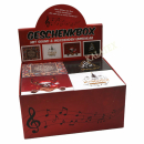 Geldgeschenkebox Weihnachten mit Musik, 11x9 cm