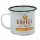 Kaffeebecher mit Spruch 350 ml, Metall