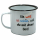 Kaffeebecher mit Spruch 350 ml, Metall