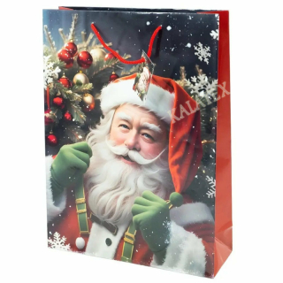 Geschenktasche Weihnachtsmann large