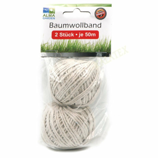 Bindfaden Baumwolle 50m 2er Pack