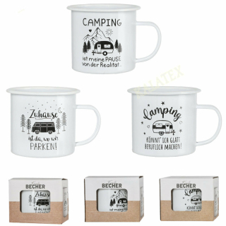 Becher Emaille Camping