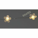 Lichterkette 20 LED Blumen mit Timer